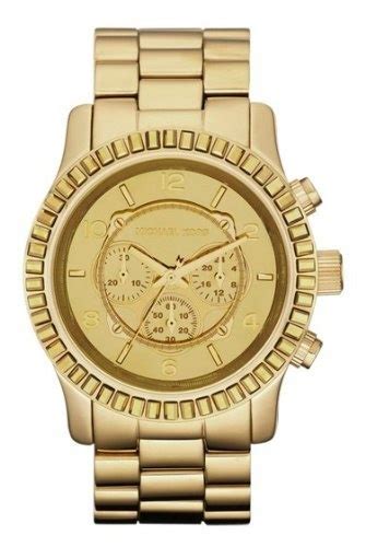 michael kors runway oversized gold tone glitz watch mk5541|Michael Kors runway watch.